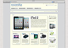 Screendesign Vecordia Onlineshop